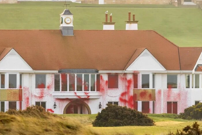 Attack on Trump's golf club