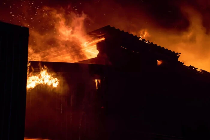 The incident with the spy drone caused a fire