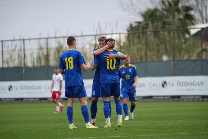 Ukraine U-21 national team lost to Poland