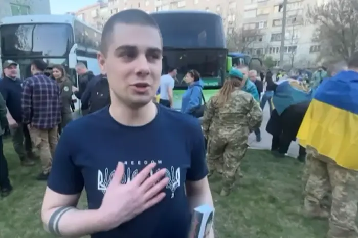The return of the marine on his birthday
