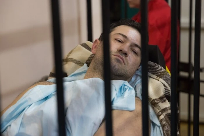 Nasirov defends himself during the court