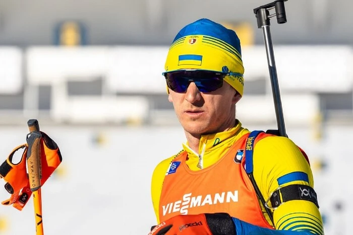 Ukrainian team at the Biathlon World Cup