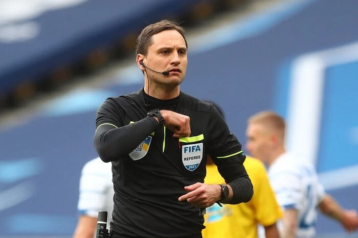 Ukrainian referees at the Europa League match