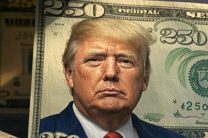 A banknote featuring Trump: a new form of the US