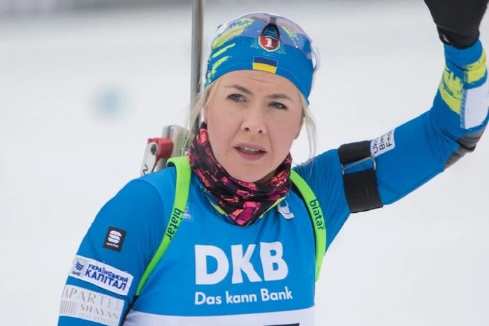 The Ukrainian team at the World Biathlon Championship