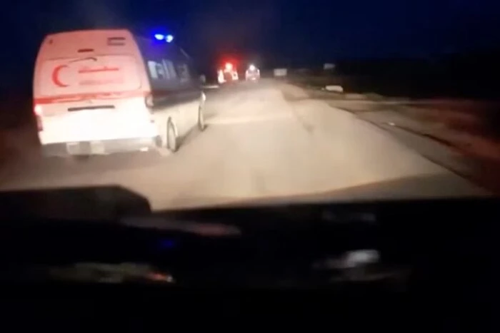 Rescue vehicle accidentally shot by the Israeli Army