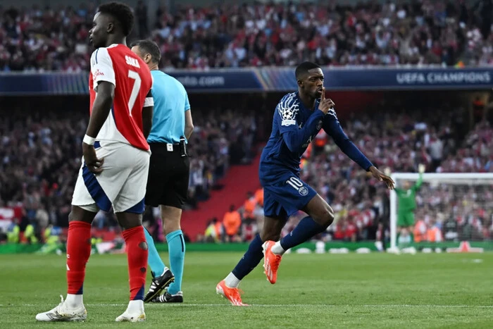 PSG besiegt Zinchenkos Arsenal im ersten Halbfinale der Champions League 2024/25