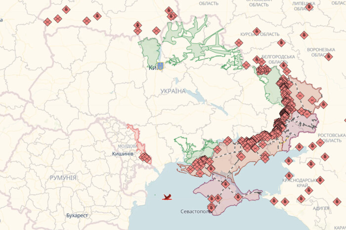 Mapa online działań wojennych w Ukrainie na 24 marca: sytuacja na froncie