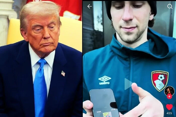 Ukrainian footballer cursed Trump