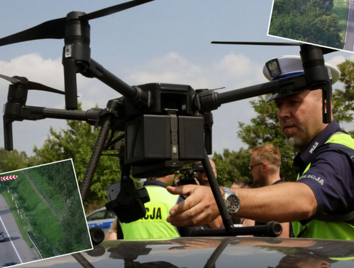 Police drones for finding offenders