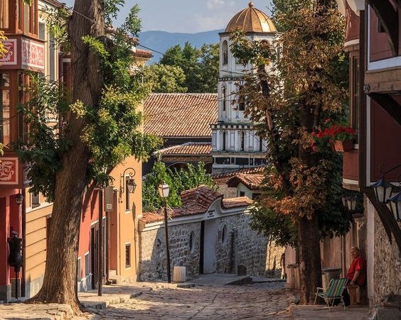 One of the streets of the ancient city