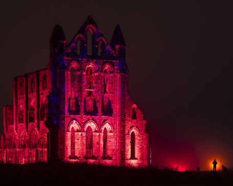 Whitby - a creepy abbey of vampires and goths