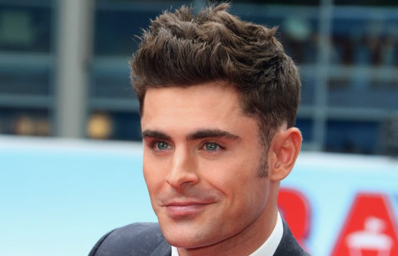 Actor Zac Efron on the movie poster