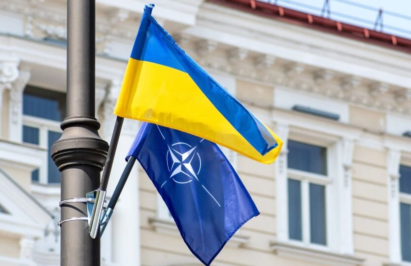 Demonstration of support for Ukraine on its path to NATO