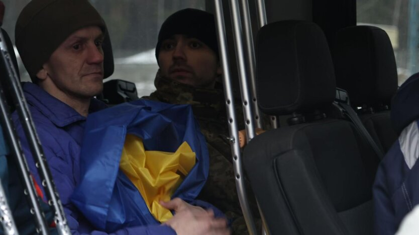 Released defenders of Mariupol during the exchange