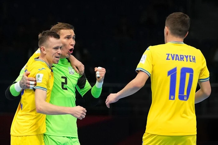 Ukraine gewinnt ersten Sieg bei der Futsal-Weltmeisterschaft