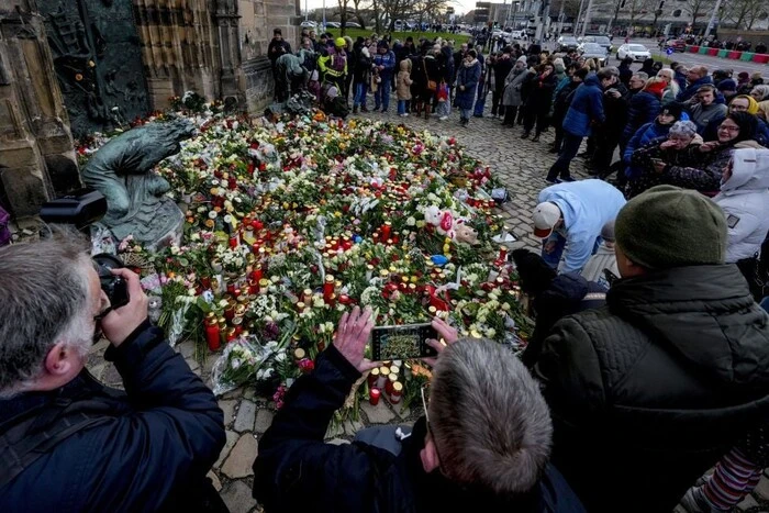 Victim of a terrorist attack at the Christmas market