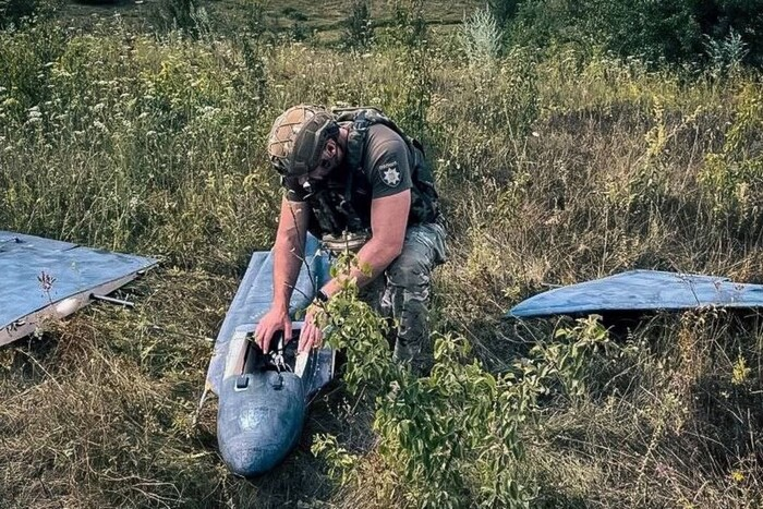 Russian drone 'Gerbera' made from polystyrene, plywood, and polyethylene