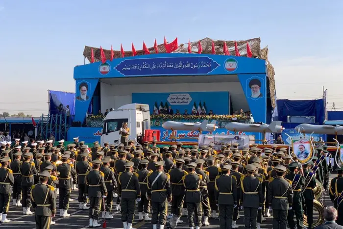 Iran's missiles at military parade