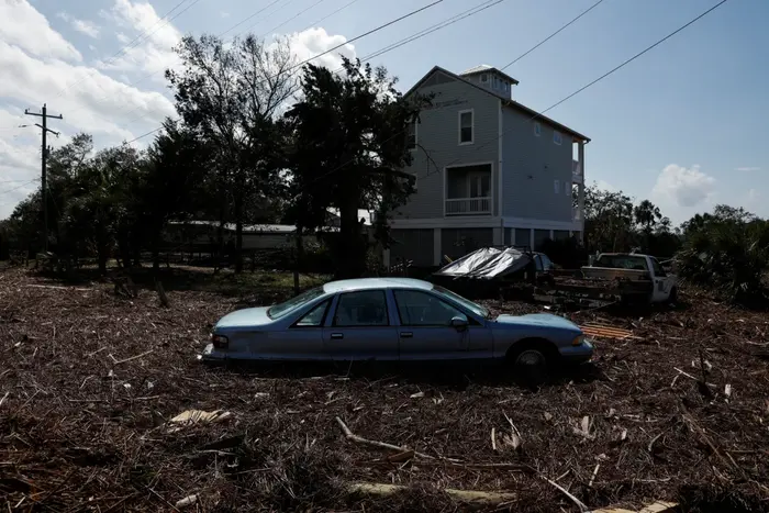 Victims of hurricane in the USA - tragedy