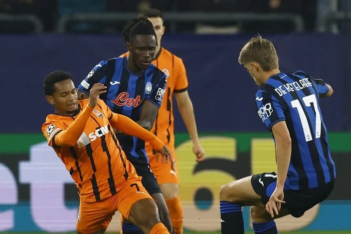 Shakhtar's defeat to Atalanta in the second round of the Champions League