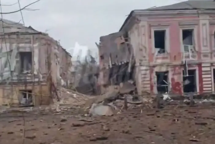 Rylsk in Kursk Region after the rocket strike