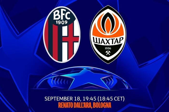 «Bologna» - «Shakhtar»: Wo das Champions-League-Spiel übertragen wird