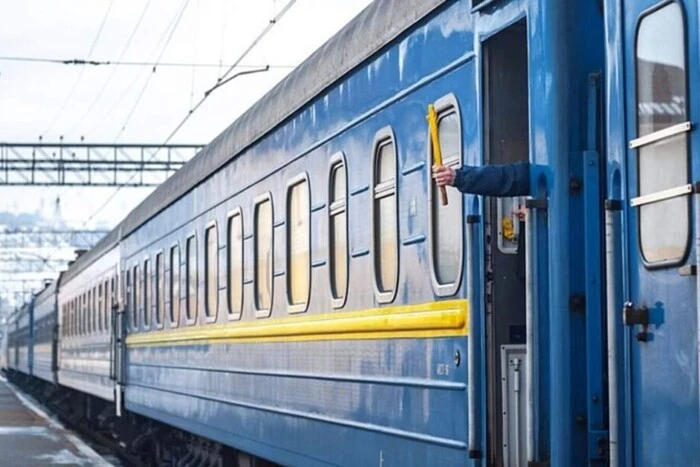 Passenger train with music and modern toilets