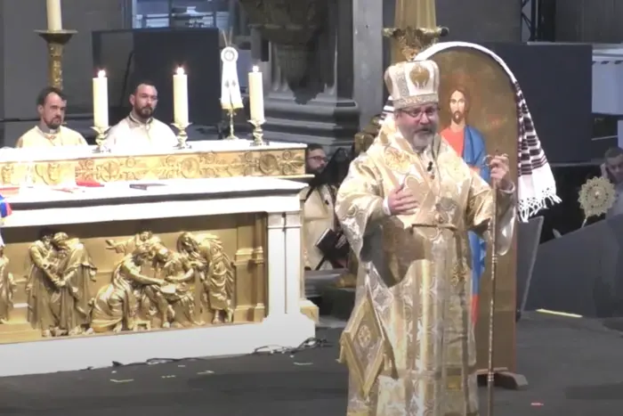 Der Leiter der UGCC hielt eine Liturgie in einer der größten Kirchen von Paris ab (Foto)