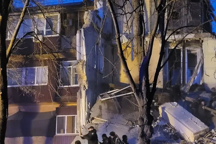 Photos of the destroyed buildings after the Russian attack in Kryvyi Rih