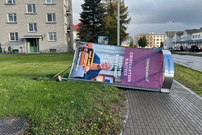 Sturm in Estland. Tausende Haushalte ohne Strom