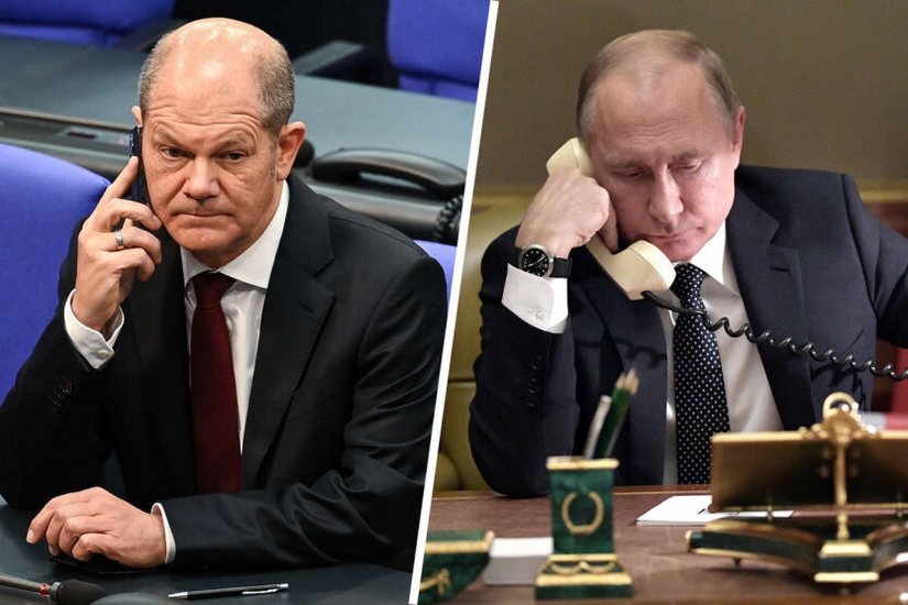 First Scholz-Putin contact since 2022