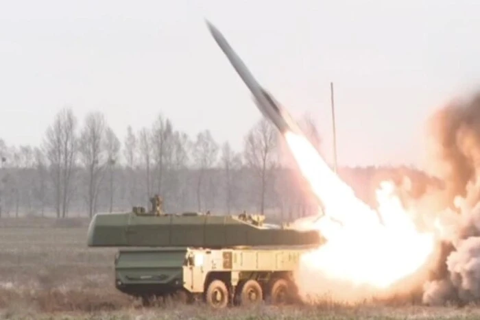 Testing of a new missile in Belarus