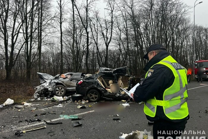 Car crash collision cars Vinnytsia dead injured