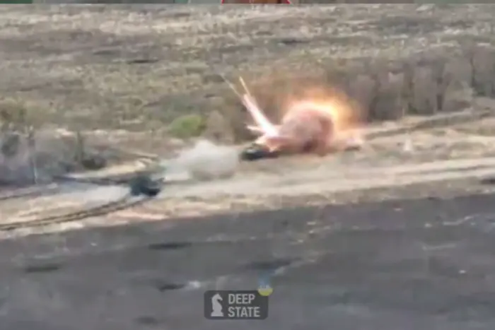 Fighter on the front line near Shakhtarsk