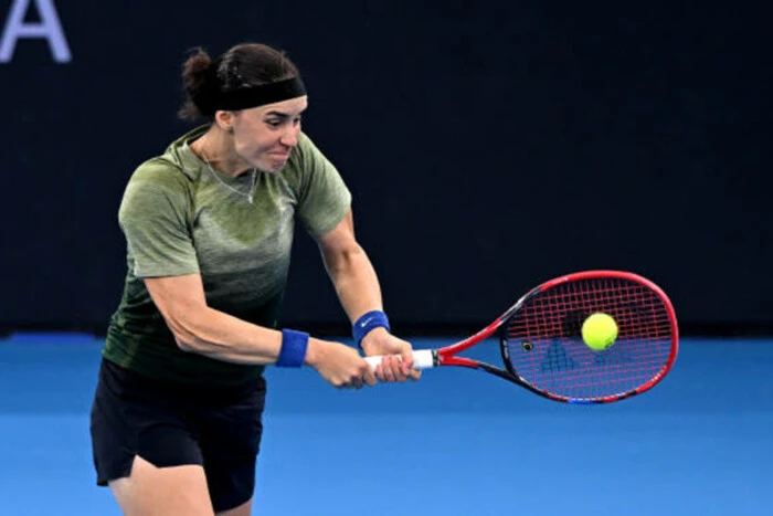 Photo of Kalinina's match at the tournament in Brisbane