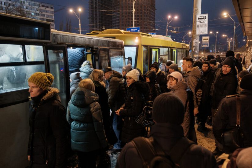 Left Bank - Klitschko's transport collapse