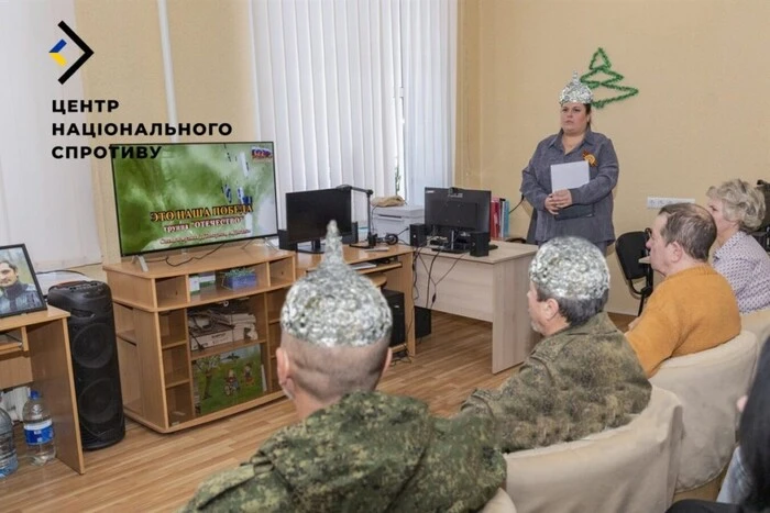 Russian propaganda films are shown to Ukrainian pensioners