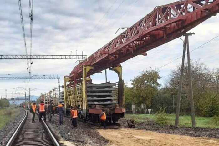 Bau der Euro-Schienenverbindung Chop-Uzhhorod. Ukrzaliznytsia nennt die endgültigen Fristen