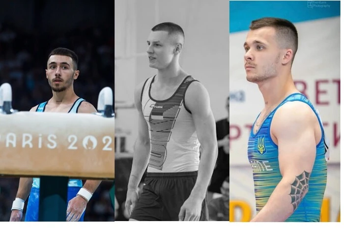 Angry athletes in gymnastics