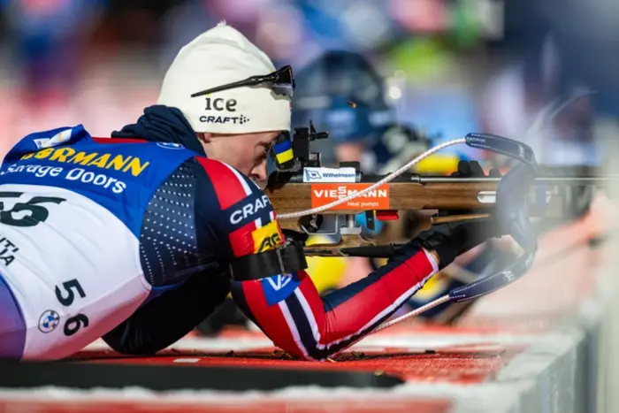 Norweski biathlonista oryginalnie wsparł Ukrainę