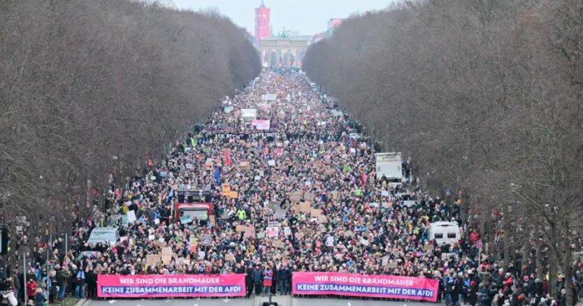 Protest Against AfD and CDU