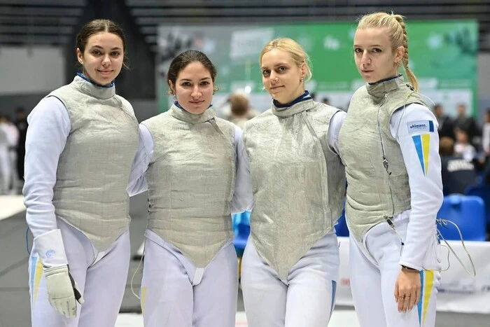 Das ukrainische Frauenfechterteam hat die historische 