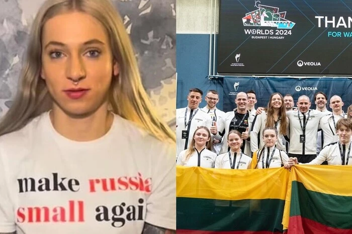 Lithuanian athlete suspended from World Championship due to message about RF