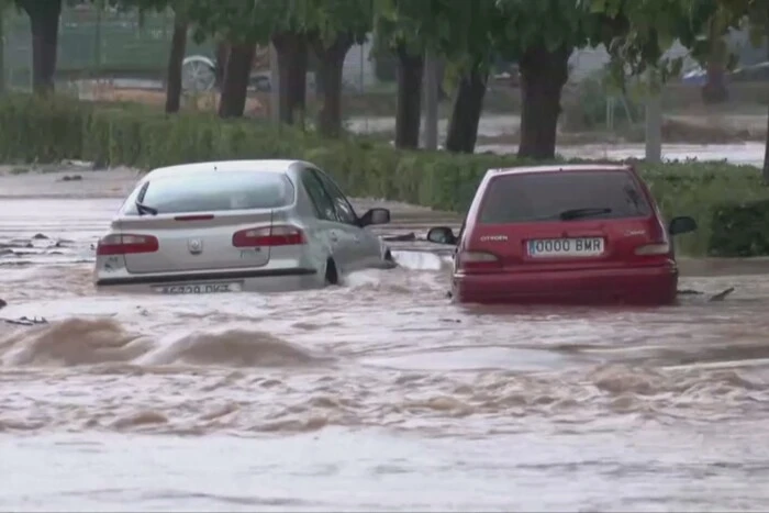 Rescuers in Spain saved a woman after a flood