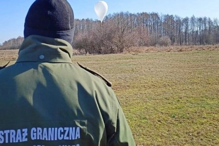 Am Grenzzaun Polens fiel ein Luftballon unbekannter Herkunft: Details