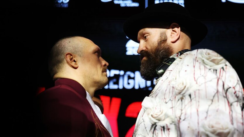 Image of Usyk and Fury