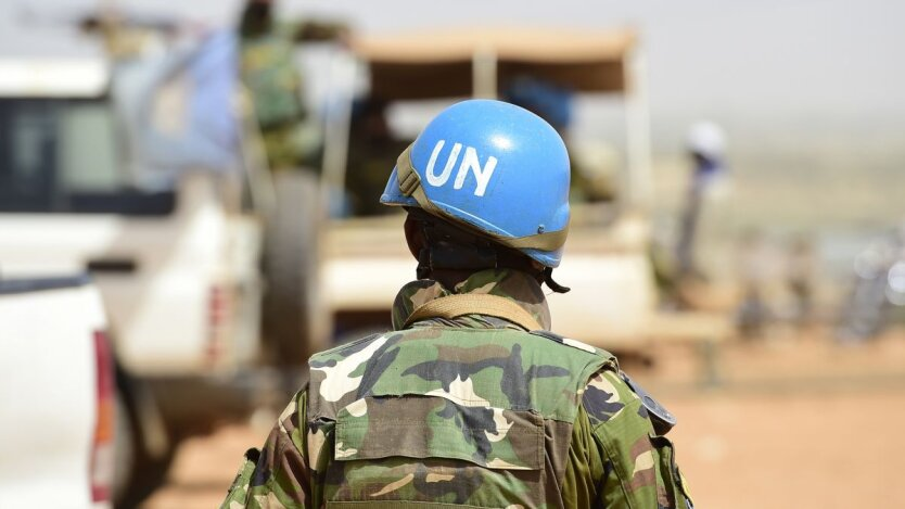 Image of peacekeepers in Ukraine