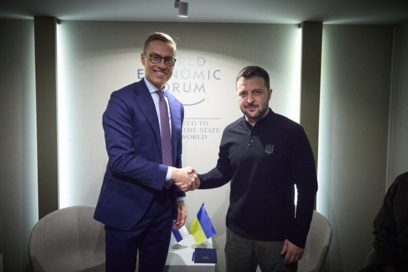 Zelensky and Stubbe agreed in Davos