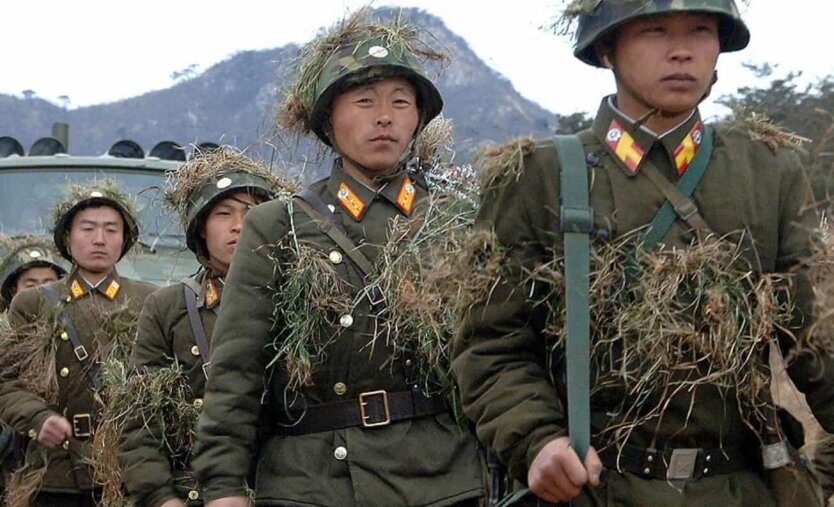 North Korean military at clashes in Kursk